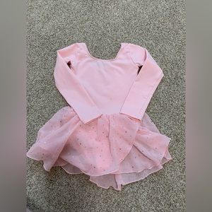 Girl ballet leotard, wrap top 4t and shoes size9